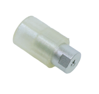 Element przytrzymujący detal do podajników